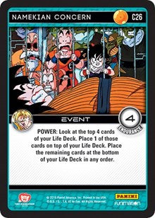 Namekian Concern | Panini: Vengeance | Common | Normal | #C26