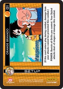 Orange Bravado | Panini: Vengeance | Common | Normal | #C31