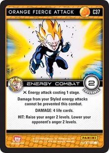Orange Fierce Attack | Panini: Vengeance | Common | Normal | #C37
