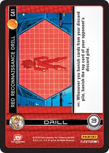 Red Reconnaissance Drill | Panini: Vengeance | Common | Normal | #C41