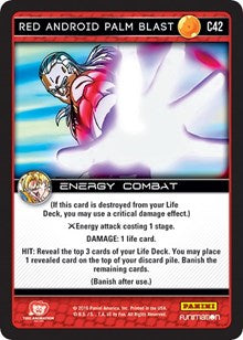Red Android Palm Blast | Panini: Vengeance | Common | Normal | #C42