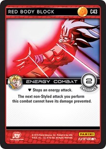 Red Body Block | Panini: Vengeance | Common | Normal | #C43