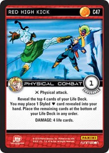 Red High Kick | Panini: Vengeance | Common | Normal | #C47