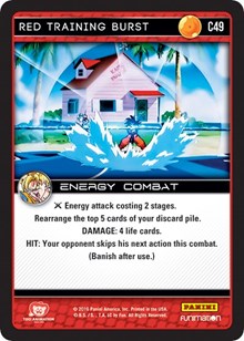 Red Training Burst | Panini: Vengeance | Common | Normal | #C49