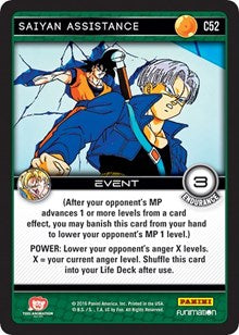 Saiyan Assistance | Panini: Vengeance | Common | Normal | #C52