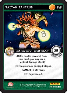 Saiyan Tantrum | Panini: Vengeance | Common | Normal | #C58