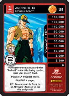 Android 13 - Redneck Robot | Panini: Vengeance | Uncommon | Normal | #U61