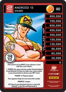 Android 13 - Amused | Panini: Vengeance | Uncommon | Normal | #U62
