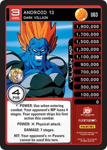 Android 13 - Dark Villain | Panini: Vengeance | Uncommon | Normal | #U63
