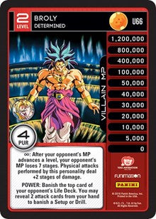 Broly - Determined | Panini: Vengeance | Uncommon | Normal | #U66