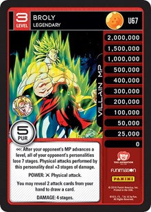 Broly - Legendary | Panini: Vengeance | Uncommon | Normal | #U67