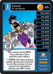 Gohan - To The Rescue | Panini: Vengeance | Uncommon | Normal | #U73