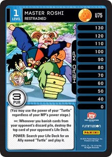 Master Roshi - Restrained | Panini: Vengeance | Uncommon | Normal | #U75
