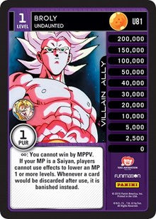 Broly - Undaunted | Panini: Vengeance | Uncommon | Normal | #U81