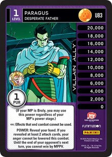 Paragus - Desperate Father | Panini: Vengeance | Uncommon | Normal | #U83