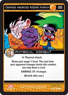 Orange Android Rising Punch | Panini: Vengeance | Uncommon | Foil | #U93