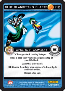 Blue Blanketing Blasts | Panini: Vengeance | Rare | Normal | #R105