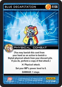 Blue Decapitation | Panini: Vengeance | Rare | Normal | #R106