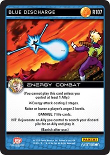 Blue Discharge | Panini: Vengeance | Rare | Normal | #R107