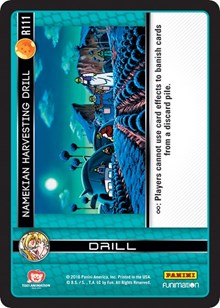 Namekian Harvesting Drill | Panini: Vengeance | Rare | Normal | #R111