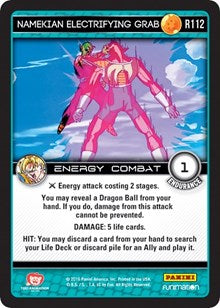 Namekian Electrifying Grab | Panini: Vengeance | Rare | Normal | #R112