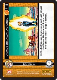 Orange Intimidating Drill | Panini: Vengeance | Rare | Normal | #R115
