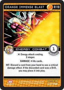 Orange Immense Blast | Panini: Vengeance | Rare | Normal | #R118