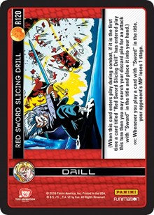 Red Sword Slicing Drill | Panini: Vengeance | Rare | Normal | #R120
