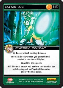 Saiyan Lob | Panini: Vengeance | Rare | Normal | #R127