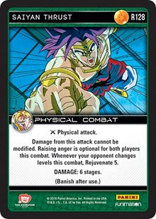 Saiyan Thrust | Panini: Vengeance | Rare | Normal | #R128