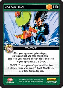 Saiyan Trap | Panini: Vengeance | Rare | Normal | #R130