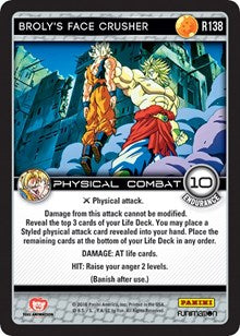 Broly's Face Crusher | Panini: Vengeance | Rare | Normal | #R138