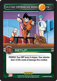 Saiyan Offensive Rush (Movie Collection) | Panini Promo Cards | Promo | Foil | #P5