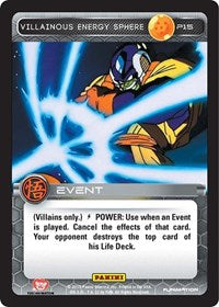 Villainous Energy Sphere (Movie Collection) | Panini Promo Cards | Promo | Unspecified | #P15