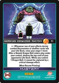 Namekian Knowledge Mastery (Evolution) | Panini Promo Cards | Promo | Foil | #P1
