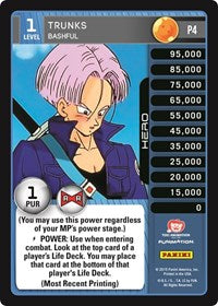 Trunks - Bashful (Evolution) | Panini Promo Cards | Promo | Unspecified | #P4