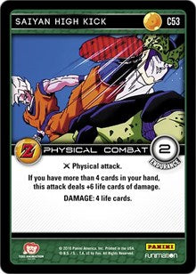 Saiyan High Kick | Panini: Awakening | Common | Foil | #C53