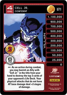 Cell Jr. - Confident | Panini: Awakening | Uncommon | Normal | #U71