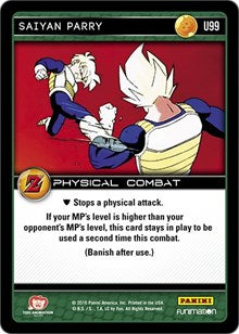 Saiyan Parry | Panini: Awakening | Uncommon | Normal | #U99