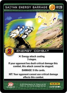 Saiyan Energy Barrage | Panini: Awakening | Rare | Normal | #R128