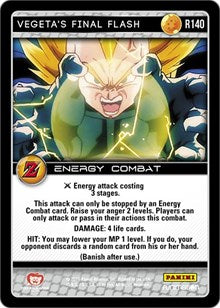 Vegeta's Final Flash | Panini: Awakening | Rare | Normal | #R140