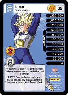 Goku - Determined | Panini: Awakening | Dragon Rare | Unspecified | #DR2
