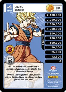 Goku - Selfless | Panini: Awakening | Dragon Rare | Unspecified | #DR4