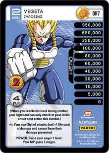 Vegeta - Imposing | Panini: Awakening | Dragon Rare | Unspecified | #DR7