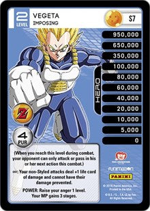 Vegeta - Imposing (High Tech Foil) | Panini: Awakening | Starter | #S7