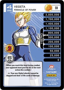 Vegeta - Pinnacle of Power (High Tech Foil) | Panini: Awakening | Starter | #S9