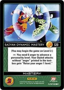 Saiyan Dynamic Mastery (High Tech Foil) | Panini: Awakening | Starter | #S20