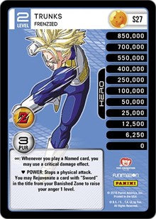Trunks - Frenzied (High Tech Foil) | Panini: Awakening | Starter | #S27