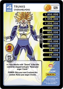 Trunks - Overwhelming (Rainbow Parallel Foil) | Panini: Awakening | Starter | #S29
