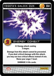Vegeta's Galick Gun | Panini: Awakening | Starter | Normal | #S54
